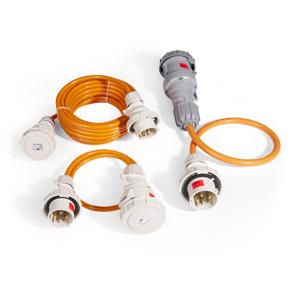 Cable set for building feed-in