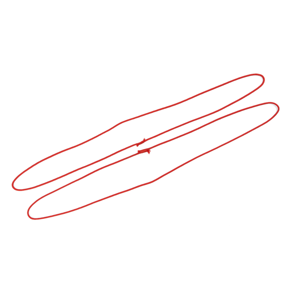 BOROS B4 shoelace set, size 2, seam color red