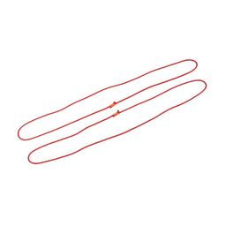 BOROS B4 shoelace set, size 3, seam color orange