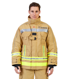 Protective jacket FIRE MAX 3  gold, NOMEX® Tough